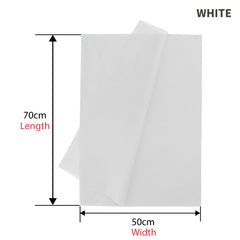 500pcs White Gift Wrapping Tissue Packaging Paper 50cm x 70cm Recyclable Eco-Friendly - ozpack.au