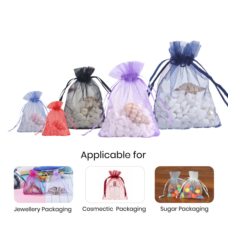 15cm x 20cm Organza Bag Sheer Bags Jewellery Wedding Candy Packaging Gift - ozpack.au