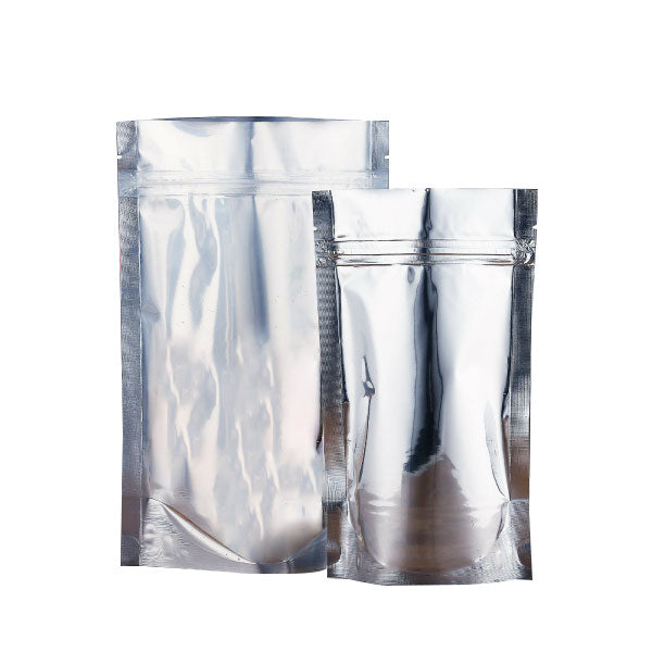 240 mm x 370 mm + 50 mm Clear Aluminum Foil Mylar Stand Up Retail Bags Zip Lock Pouches Pouch Packaging - ozpack.au