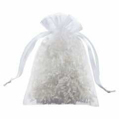 10-100Pcs White Organza Bag 3 Size Sheer Bags Jewellery Wedding Candy Packaging - ozpack.au