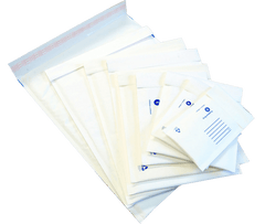 Bubble Padded Bag Mailer White Printed Kraft Cushion Envelope 235mm x 350mm